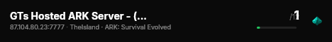 GTs Hosted ARK Server - (v361.7) live status badge