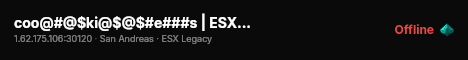 coo@#@$ki@$@$#e###s | ESX Legacy 服务器 live status badge