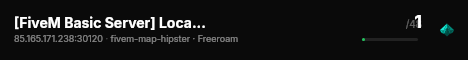 [FiveM Basic Server] Local testing live status badge