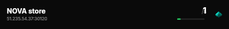 NOVA store live status badge