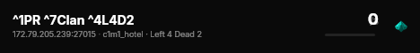 ^1PR ^7Clan ^4L4D2 live status badge