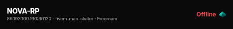 NOVA-RP live status badge