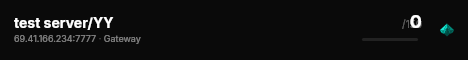 test server/YY live status badge