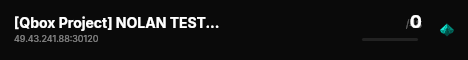 [Qbox Project] NOLAN TEST SERVER live status badge