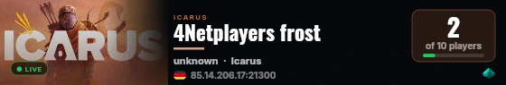 4Netplayers frost live status badge