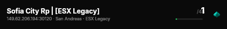 Sofia City Rp | [ESX Legacy] live status badge