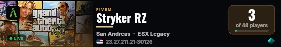 Stryker RZ live status badge