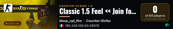 Classic 1.5 Feel << Join for Free Admin live status badge