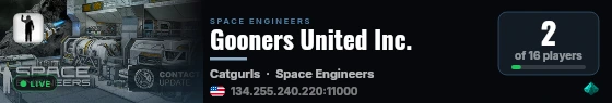 Gooners United Inc. live status badge