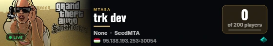 trk dev live status badge