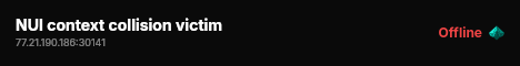 NUI context collision victim live status badge
