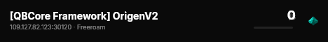 [QBCore Framework] OrigenV2 live status badge