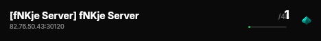 [fNKje Server] fNKje Server live status badge
