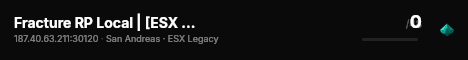Fracture RP Local | [ESX Legacy] live status badge