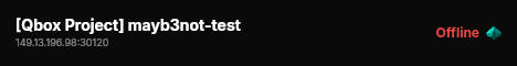 [Qbox Project] mayb3not-test live status badge