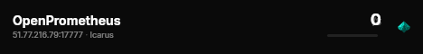 OpenPrometheus live status badge