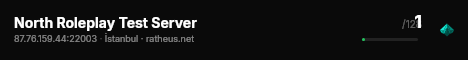 North Roleplay Test Server live status badge
