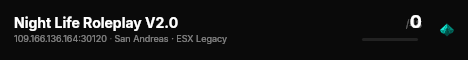 Night Life Roleplay V2.0 live status badge