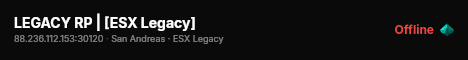 LEGACY RP | [ESX Legacy] live status badge