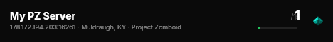 My PZ Server live status badge