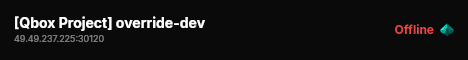 [Qbox Project] override-dev live status badge