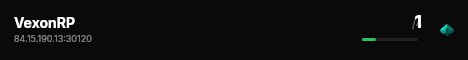 VexonRP live status badge
