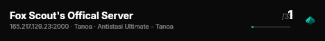 Fox Scout's Offical Server live status badge