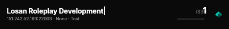 Losan Roleplay Development| live status badge