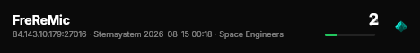 FreReMic live status badge