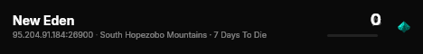 New Eden live status badge
