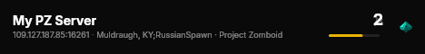 My PZ Server live status badge