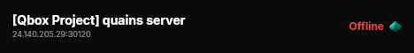 [Qbox Project] quains server live status badge