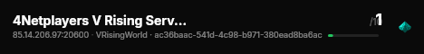 4Netplayers V Rising Server Nippon live status badge