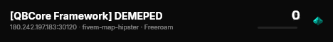 [QBCore Framework] DEMEPED live status badge