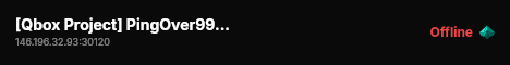 [Qbox Project] PingOver999 Server live status badge