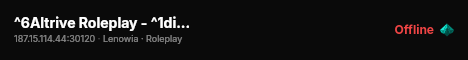 ^6Altrive Roleplay - ^1discord.gg/at-rp live status badge