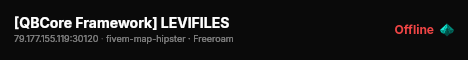 [QBCore Framework] LEVIFILES live status badge