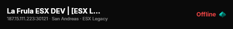 La Frula ESX DEV | [ESX Legacy] live status badge
