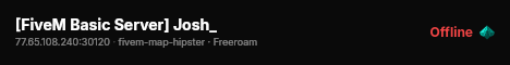 [FiveM Basic Server] Josh_ live status badge