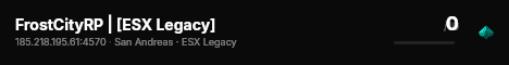 FrostCityRP | [ESX Legacy] live status badge