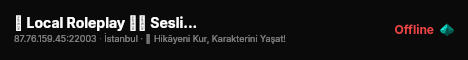 █ Local Roleplay ❰❰ Sesli Kaliteli Oyun Keyfi! ❱❱ (Turk/Türk) live status badge