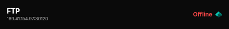 FTP live status badge