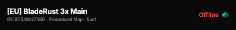 [EU] BladeRust 3x Main live status badge