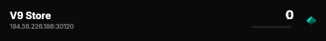 V9 Store live status badge