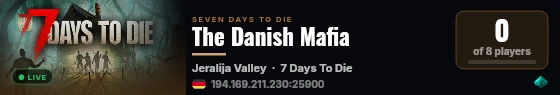The Danish Mafia live status badge
