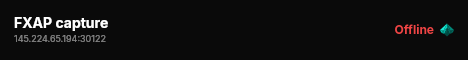 FXAP capture live status badge