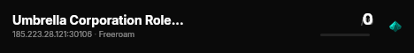 Umbrella Corporation Roleplay Developer Server (UCRPDS) live status badge