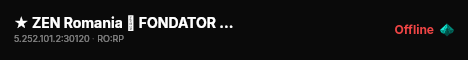 ★ ZEN Romania ↝ FONDATOR FREE live status badge