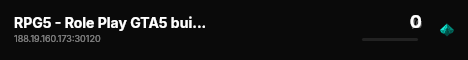 RPG5 - Role Play GTA5 built with FiveM Basic Server! live status badge