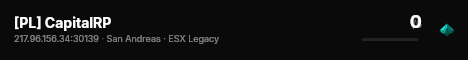 [PL] CapitalRP live status badge